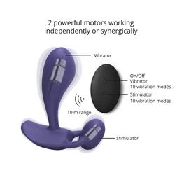 Univerzalni vibrator Love to Love WITTY-MIDNIGHT INDIGO