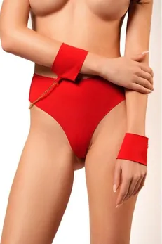 Bešavne tango gaćice sa lancem i lisicama