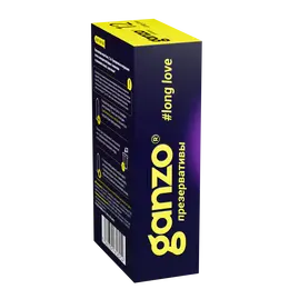 Kondomi Ganzo Long Love, sa anestetičkim efektom, latex, 18 cm, 12 kom.