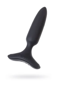 Analna čaura lovense Hush 2 (XS), silikon, Crna, 12,1 cm