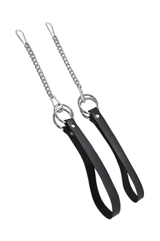 Pecado BDSM sistem vezivanja, za držanje ruku i podupiranje nogu, prirodna koža, crna