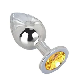 Veliki čelični plugin sa kristalom Sveet Lemon