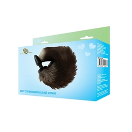 Silikonska analna čaura sa crnim repom