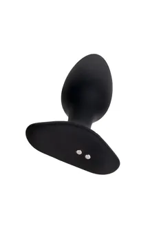 Analna čaura lovense Hush 2 (s), silikon, Crna, 12,1 cm