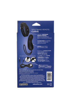 Kompaktni vibracioni masažer sa kontrolom pomoću narukvice Wristband Remote Curve