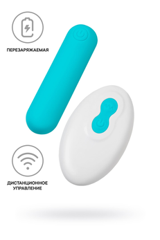 Vibropulя A-igračke Tnim, silikonski, plava, 6,5 cm