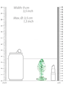 Glov In The Dark - Large - Clear Analni čep