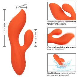 Stella Likuid Silicone Dual Teaser Vibrator