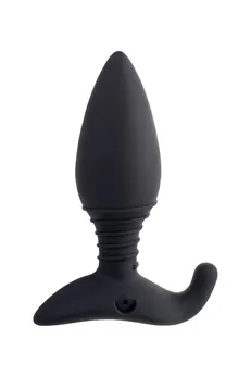 Analna čaura lovense Hush (s), silikon, Crna, 12,1 cm