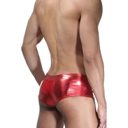 Gaćice crveni sjajni muški hipsi