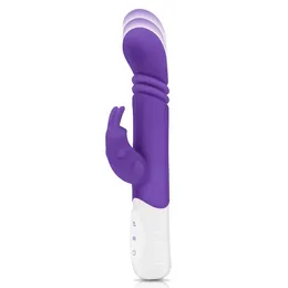 Mali tanki ljubičasti masažer za G-tačku Slim Shaft THRUSTING G-spot Rabbit