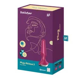 Analni čep Satisfyer Plug-ilicious 2 crvena