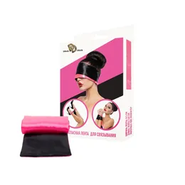 Satenska traka za vezivanje je crno-ružičasta