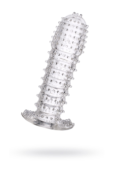 Reljefna mlaznica TOIFA, TPE, prozirna, 12 cm