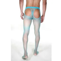 Plave hulahopke su muške u finu mrežu