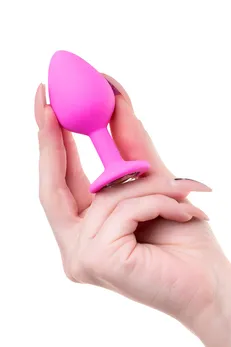 Analna čaura Todo bi Toifa Brilliant, silikon, ružičasta, 8 cm, Ø 3 cm, 50 g