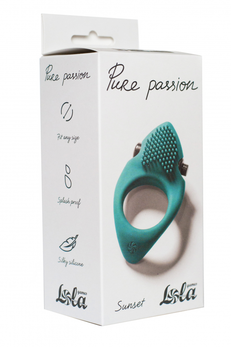 Erekcija vibrokolco Pure Passion Sunset Green