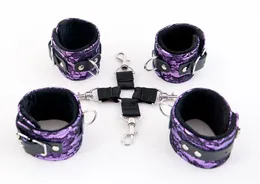 TOIFA Marcus čipkasti vezni komplet (kvačilo, lisice i okovi), roze