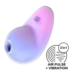 Satisfier Pikie Dust vakuumski stimulator klitorisa, ljubičasto-roze