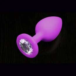 Mali silikonski čep sa kristalom-slane stvari, 7,5 cm.