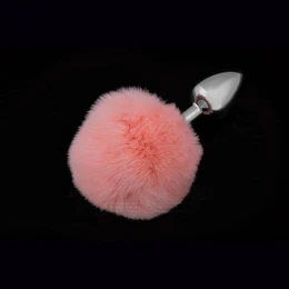 Mala Srebrna pluta sa puhastim repom-slane stvari, 6 cm.