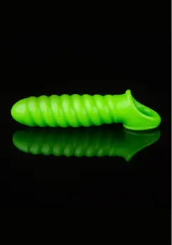 Uvećavajuća mlaznica zatvorenog tipa sa prstenom za fixaciju na skrotumu spiralna luminiscentna