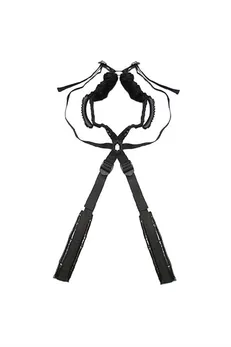 Komplet za vezivanje Roomfun sek Harness Bondage na sklopu, Crna