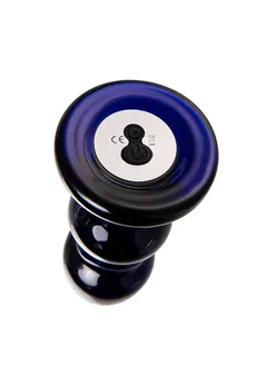 Sekus staklo staklena vibraciona kutija, staklo, plava, 11 cm