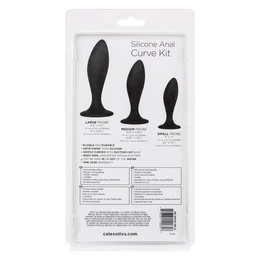 Silicone Curve anal kit set od tri čep