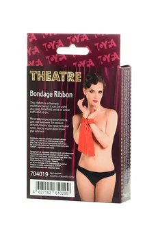 Traka za vezivanje pozorišta TOIFA, saten, crvena, 150 cm