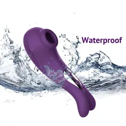 Clitoral Sucking Vibrator Cat vakuumski stimulator klitorisa ljubičasta