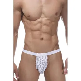 Gaćice muške tange bele čipke