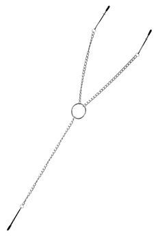 Stezaljke za bradavice i klitoris Theatre bi TOIFA na lancu, metal, srebro