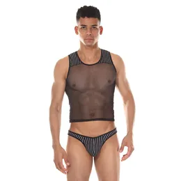 Muški 2 u 1 komplet majica i Tonga u prugama