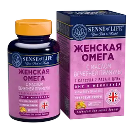 BAD Ženska Omega Sense of Life sa uljem noćurka, 60 kom