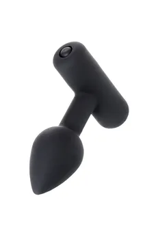 Analna glavčina Erotist Shaft, silikon, Crna, 6,9 cm