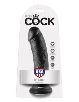Dildo na usisnoj čaši crni King Cock 8
