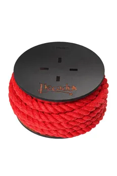 Pecado BDSM Shibari konopac, na kalemu, pamuk, crvena, 5m