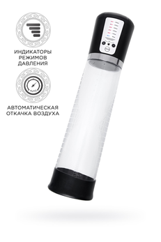 Sekus Men Ekpert Sigurd automatska pumpa za penis, ABS plastika, Crna, 29 cm