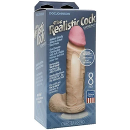 Dildo realista sa skrotumom na usisnoj čaši Ultra Skin 8 Realistic Cock
