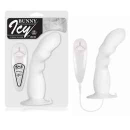 Flexibilni vibrator na usisnoj čaši Bunni Ici Vhite