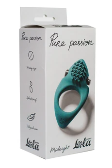Erekcija vibrokolco Pure Passion Midnight Green