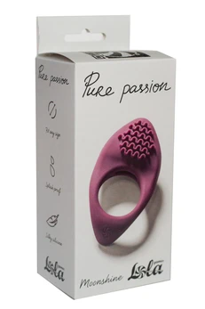 Erekcioni vibrokolco Pure Passion Moonshine Wine red