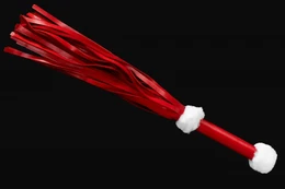 Pletenica od prave kože, crvena