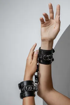 Lisice - sa dve trake i prstenima