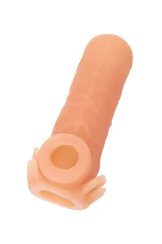 Kokos mlaznica je realna sa dodatnom stimulacijom, TPE, telesna, 10 cm