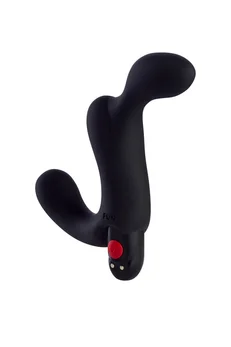 Fun Factori Duke stimulator prostate, silikon, Crna, 12 cm