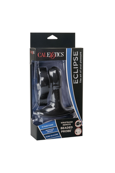 Prepunjeni Analni stimulator Beaded Probe sa funkcijom rotacijai upravljanjem sa braslete