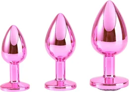 Veliki ružičasti aluminijumski Analni čep