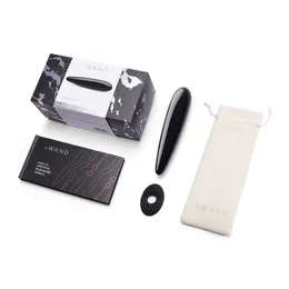 Masažer le WAND Crystal Wand crni obsidijan